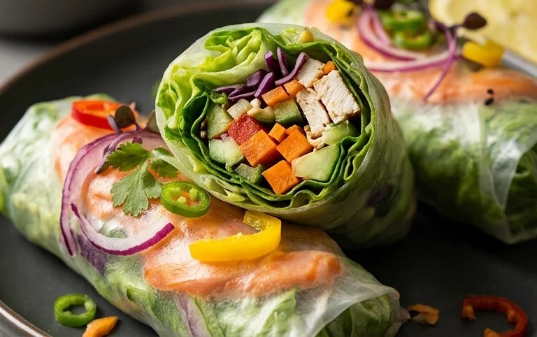 Lettuce Wrap Summer Rolls