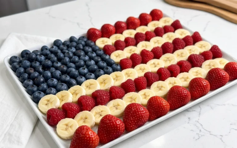 4th of July Fruit Platter Idea | How to Make an American Flag